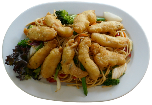 Crispychicken Bratnudeln