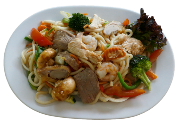 Gebratene Udon Nudeln