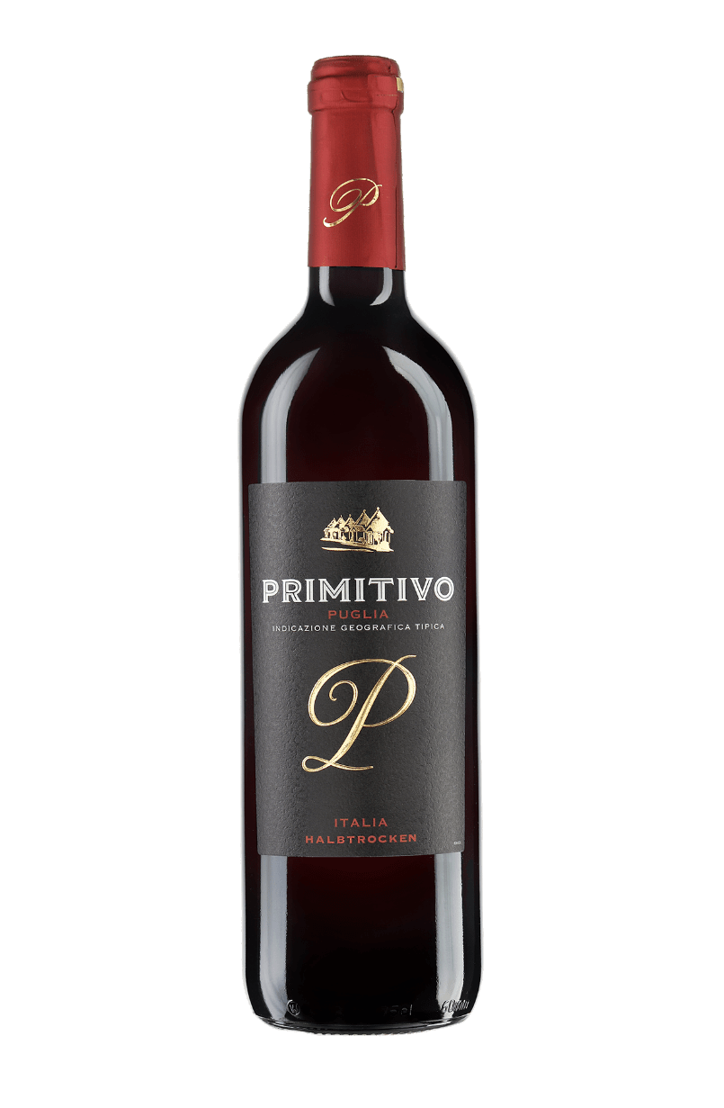 Primitivo Rotwein - halbtrocken